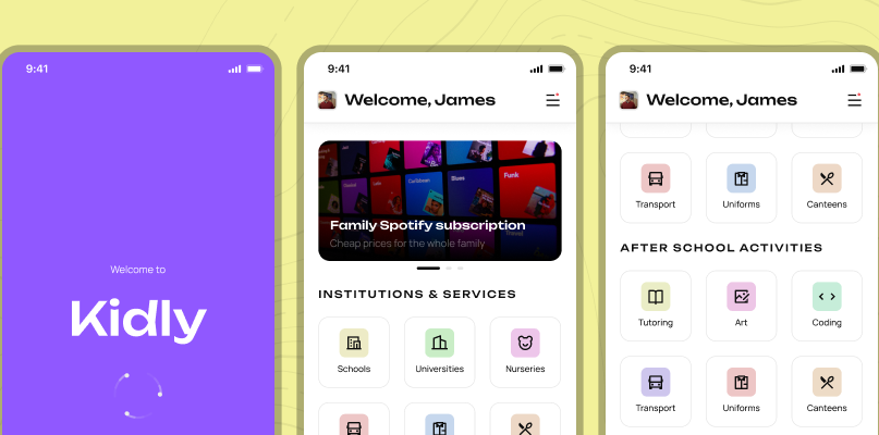 Home screen redesign