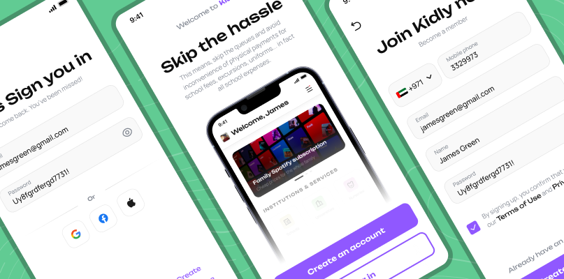 Registration & Login redesign